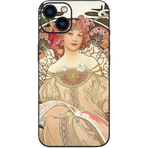 Alphonse Mucha Reverie 1897 iPhone Skins